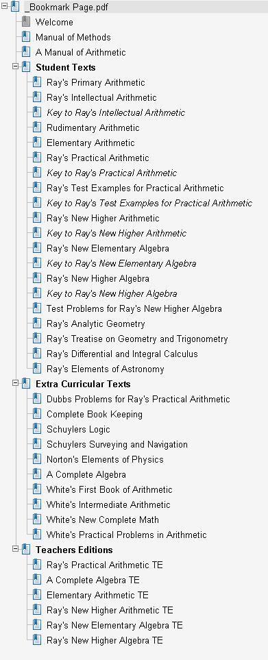 Ray's Complete Book List